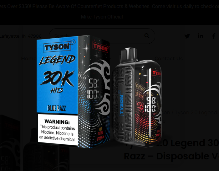 Tyson 2.0 Legend 30K Puffs